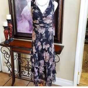 Adrianna Papell Silk Dress Size 10